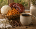 Mushroom Coffee Medium or Dark Roast