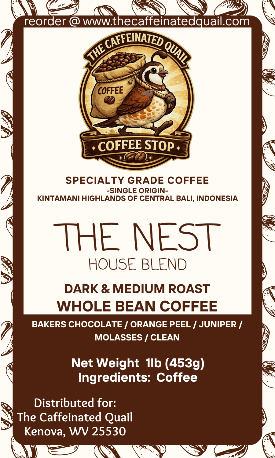 The Nest Single Origin House Coffee