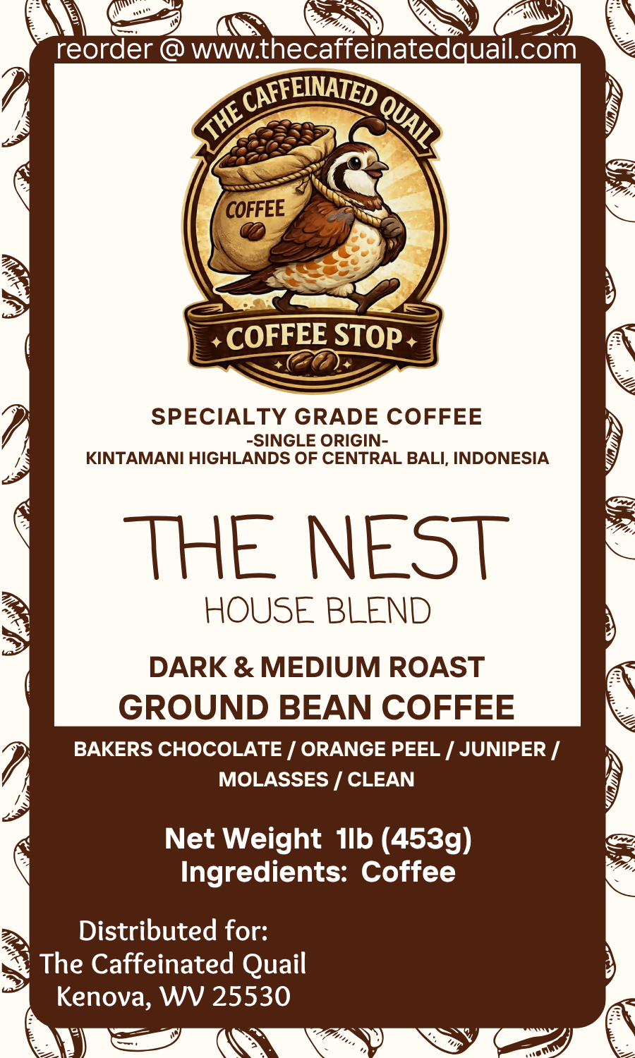 The Nest Single Origin House Coffee