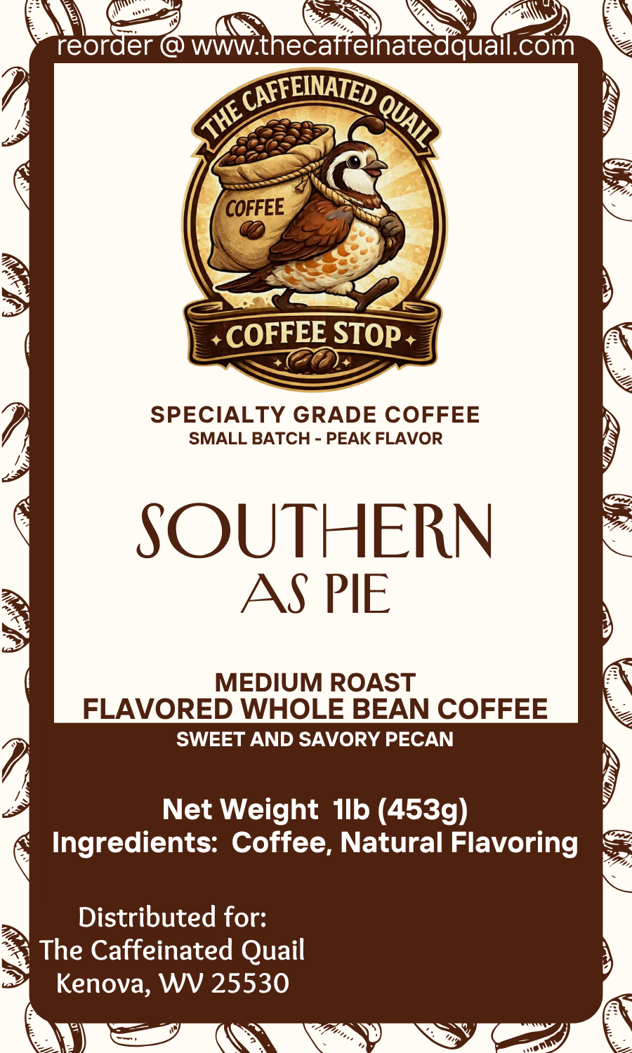 Southern As Pie Pecan Flavored Coffee