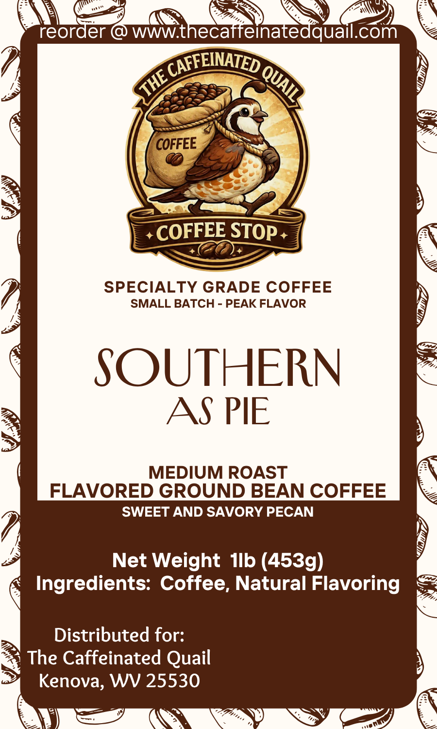 Southern As Pie Pecan Flavored Coffee