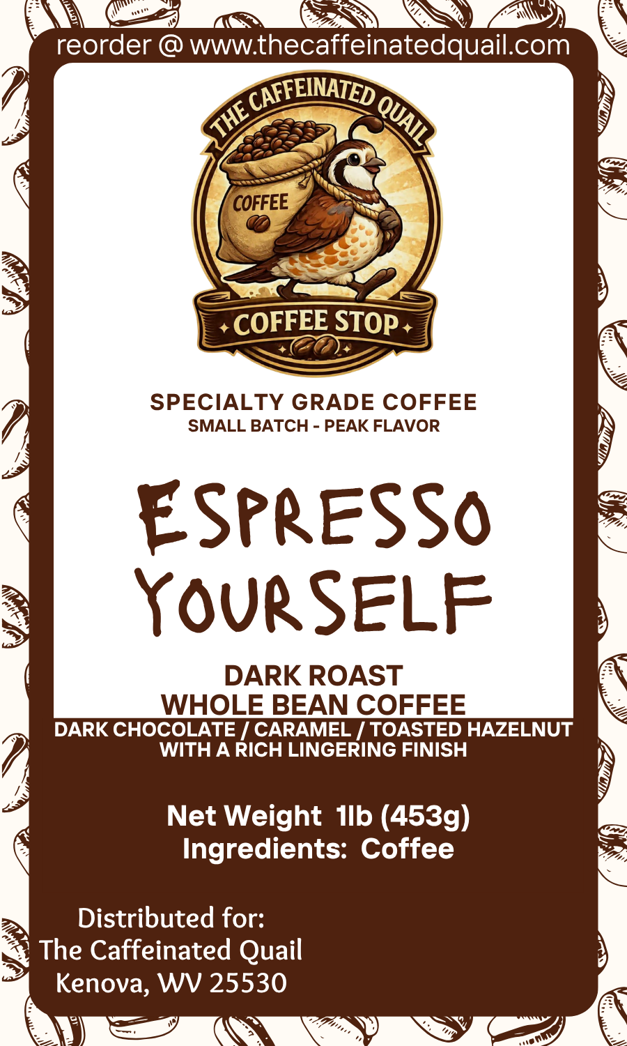 Espresso Yourself Dark Roast Espresso Bean Coffee