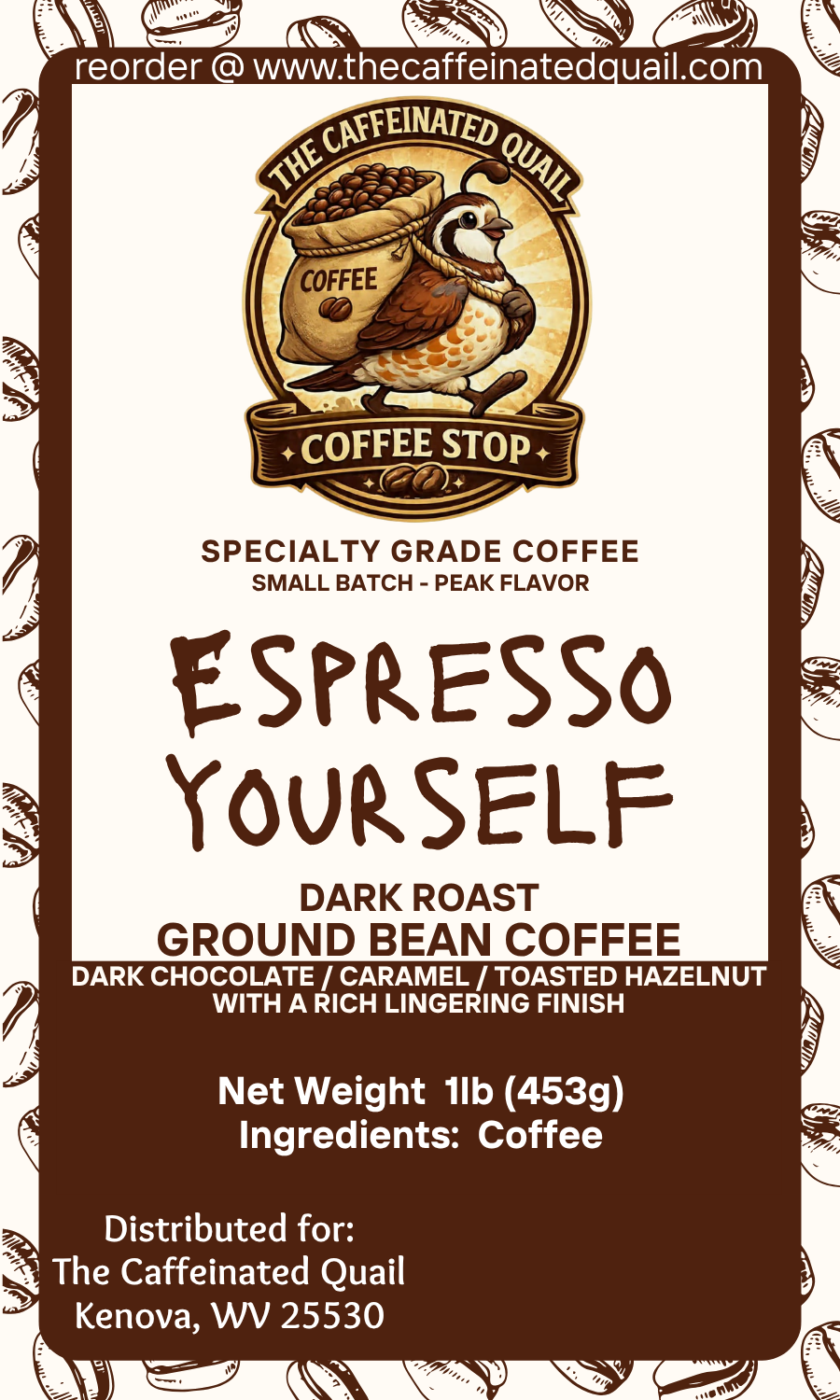 Espresso Yourself Dark Roast Espresso Bean Coffee