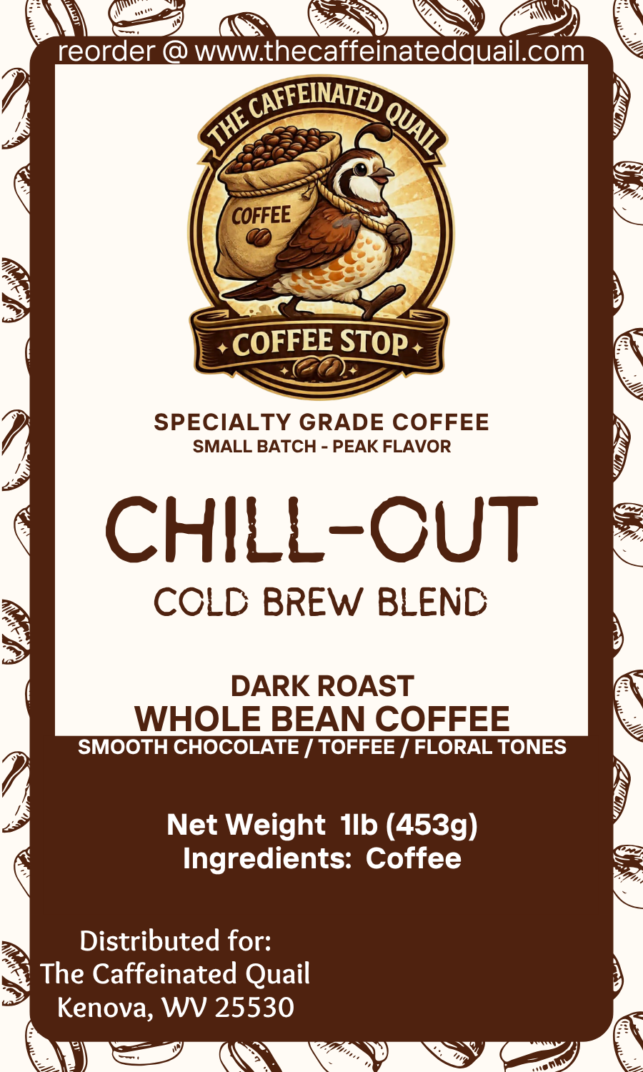Chill Out Dark Roast Cold Brew Blend Coffee